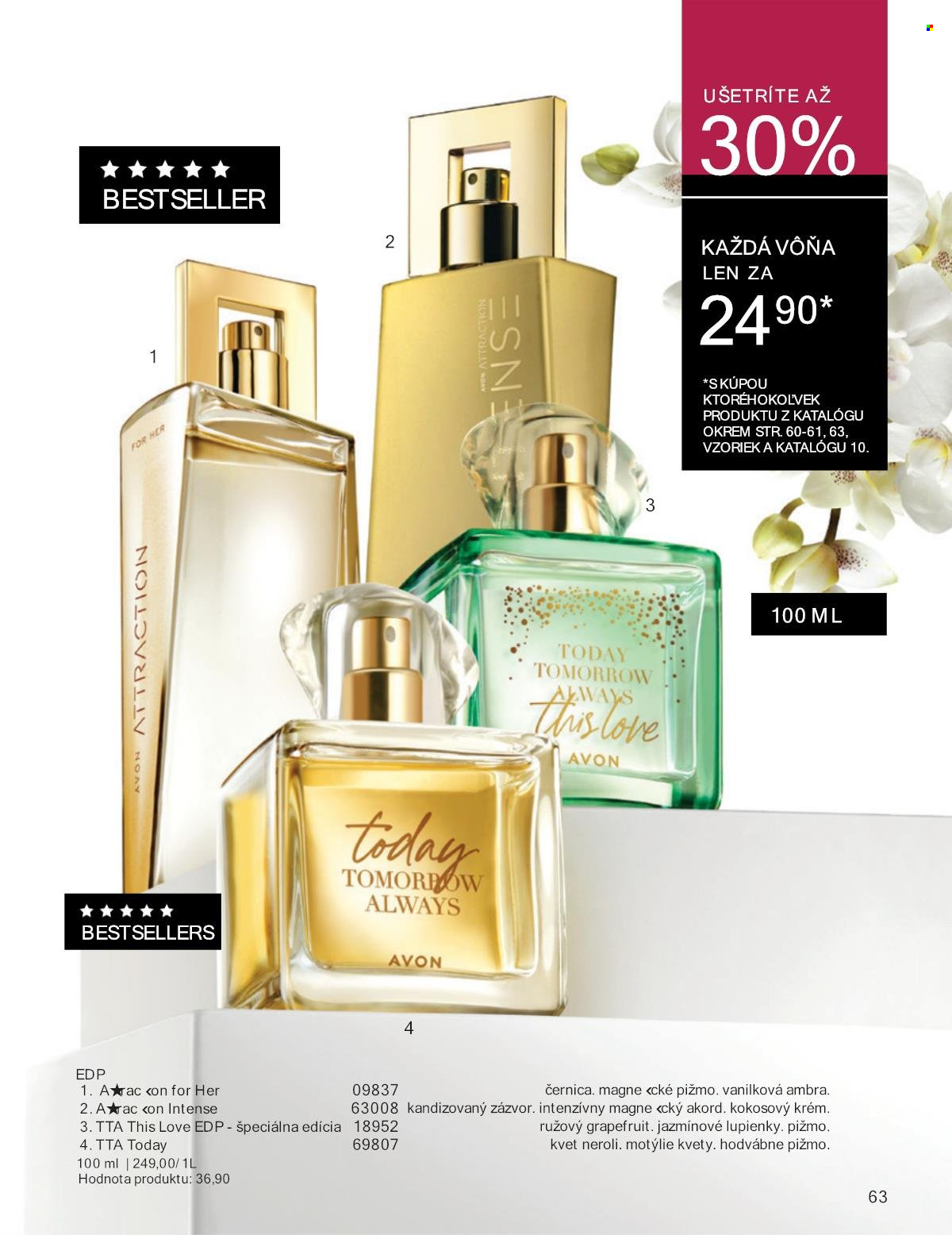 Leták Avon - 1.9.2024 - 30.9.2024. Strana 63
