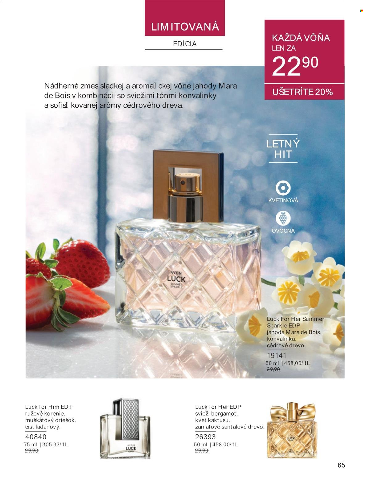 Leták Avon - 1.9.2024 - 30.9.2024. Strana 65