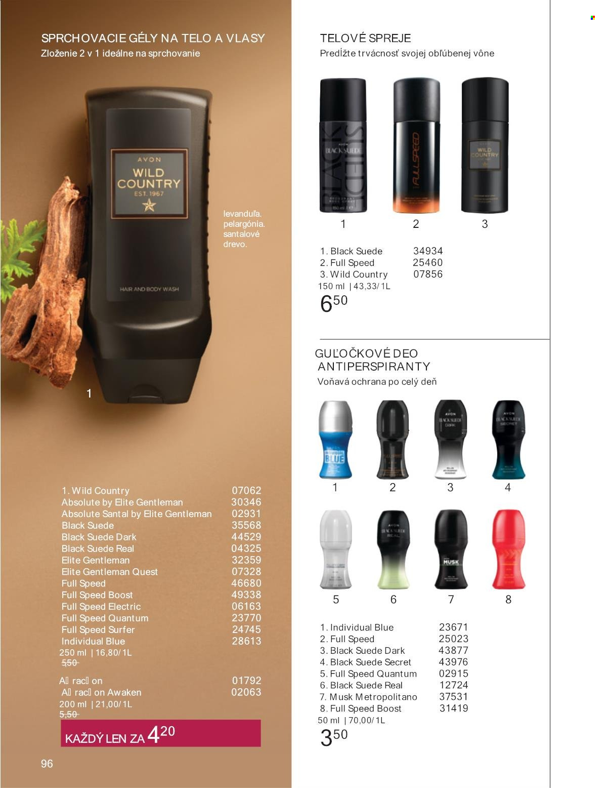 Leták Avon - 1.9.2024 - 30.9.2024. Strana 96