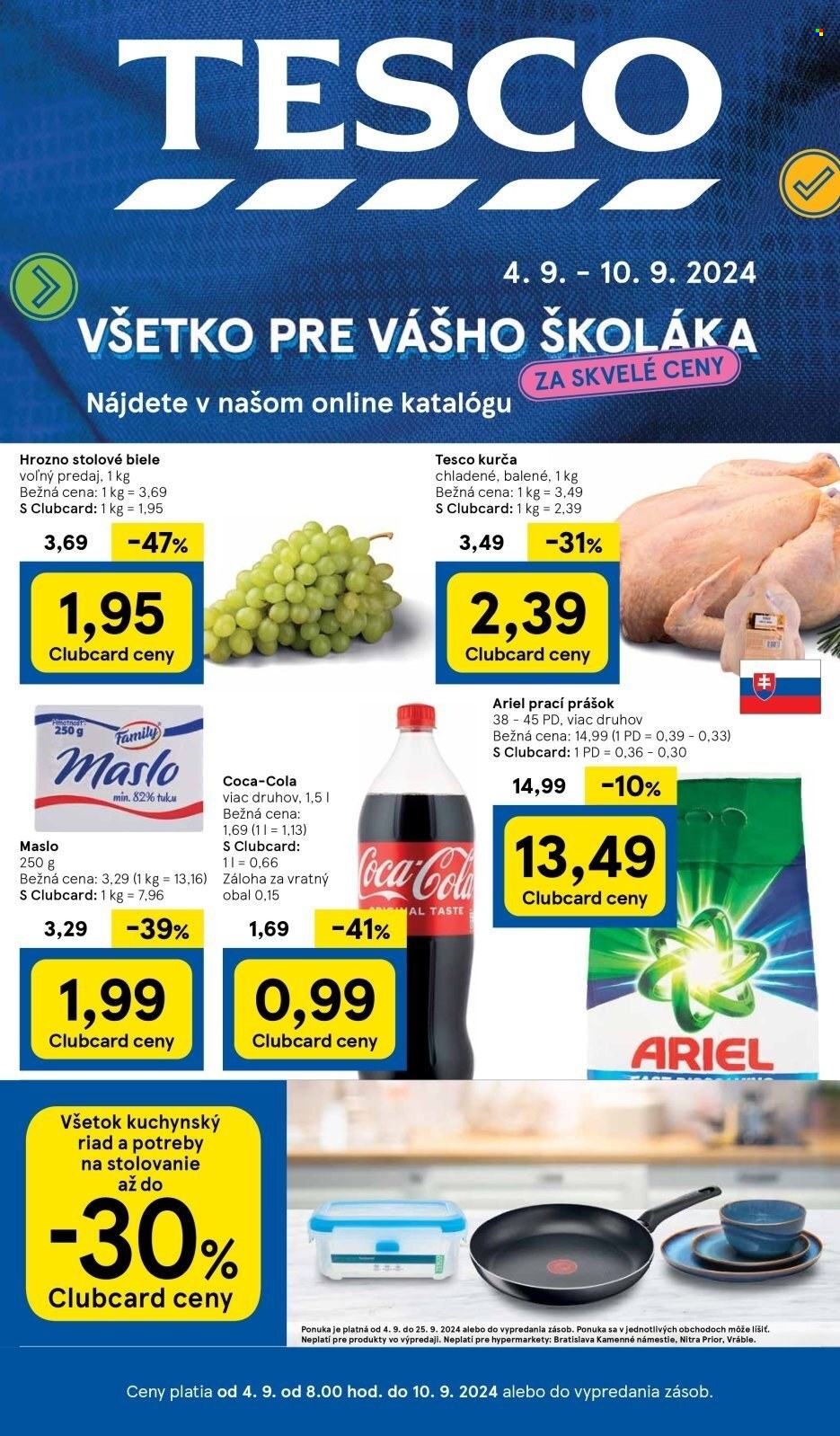 Leták TESCO hypermarket - 4.9.2024 - 10.9.2024. Strana 1