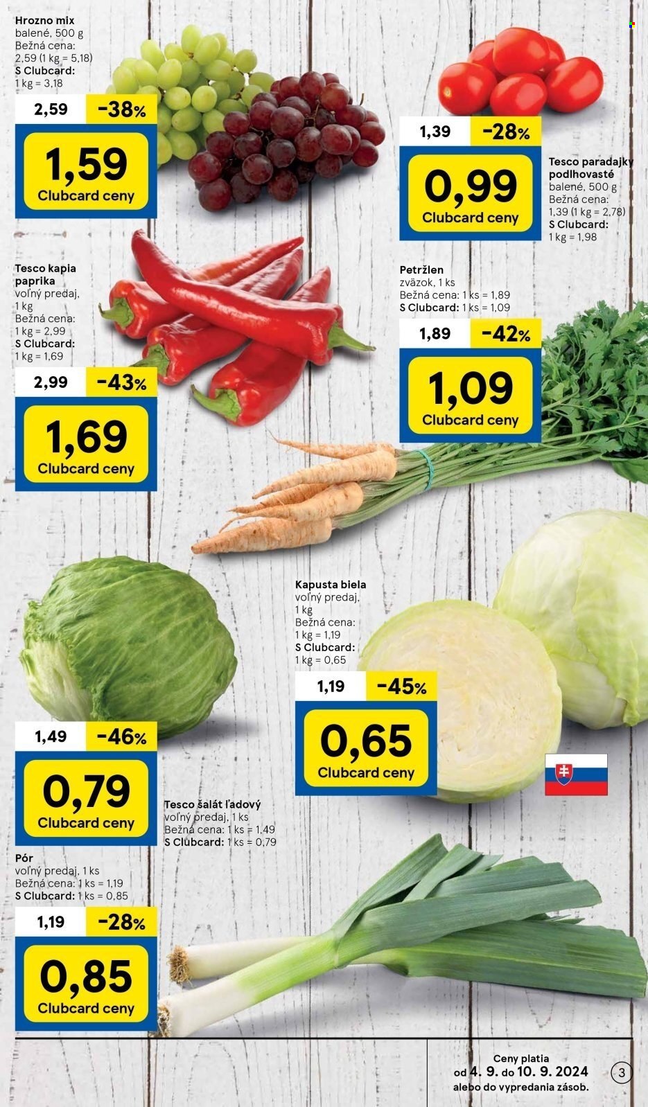 Leták TESCO hypermarket - 4.9.2024 - 10.9.2024. Strana 3