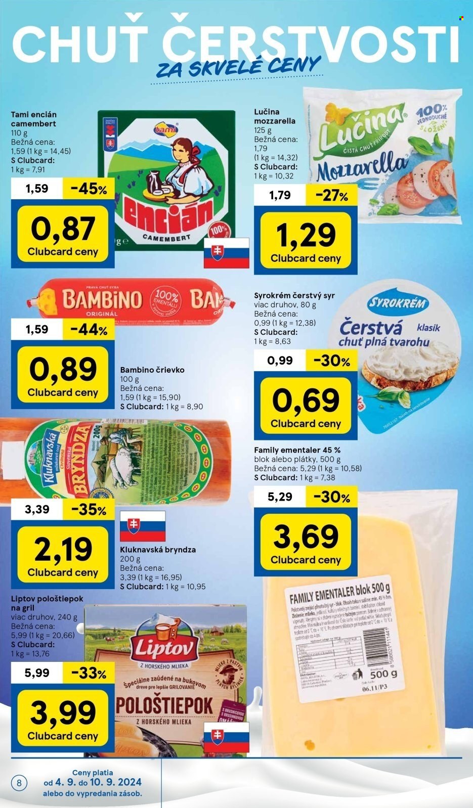 Leták TESCO hypermarket - 4.9.2024 - 10.9.2024. Strana 8