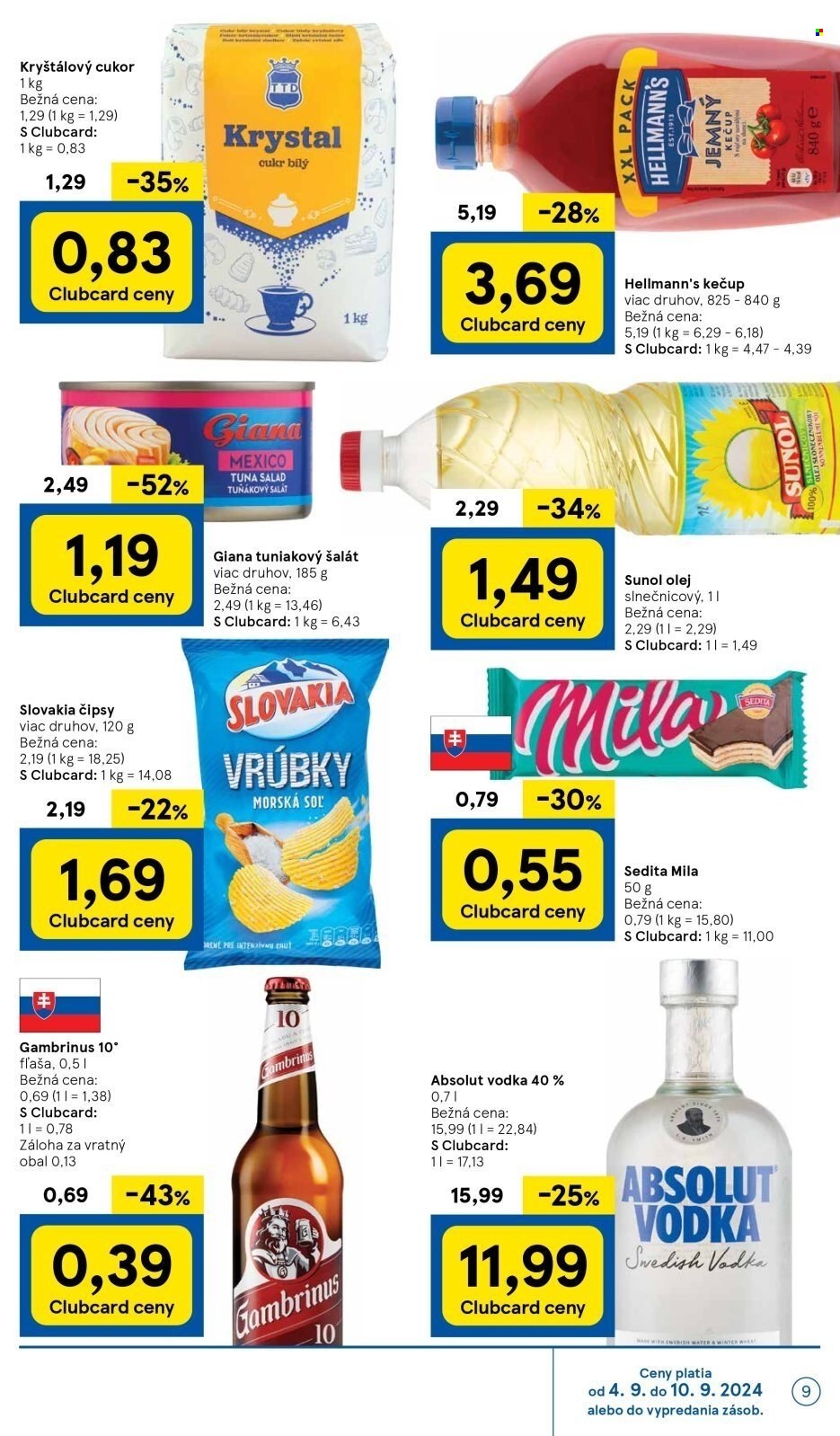 Leták TESCO hypermarket - 4.9.2024 - 10.9.2024. Strana 9