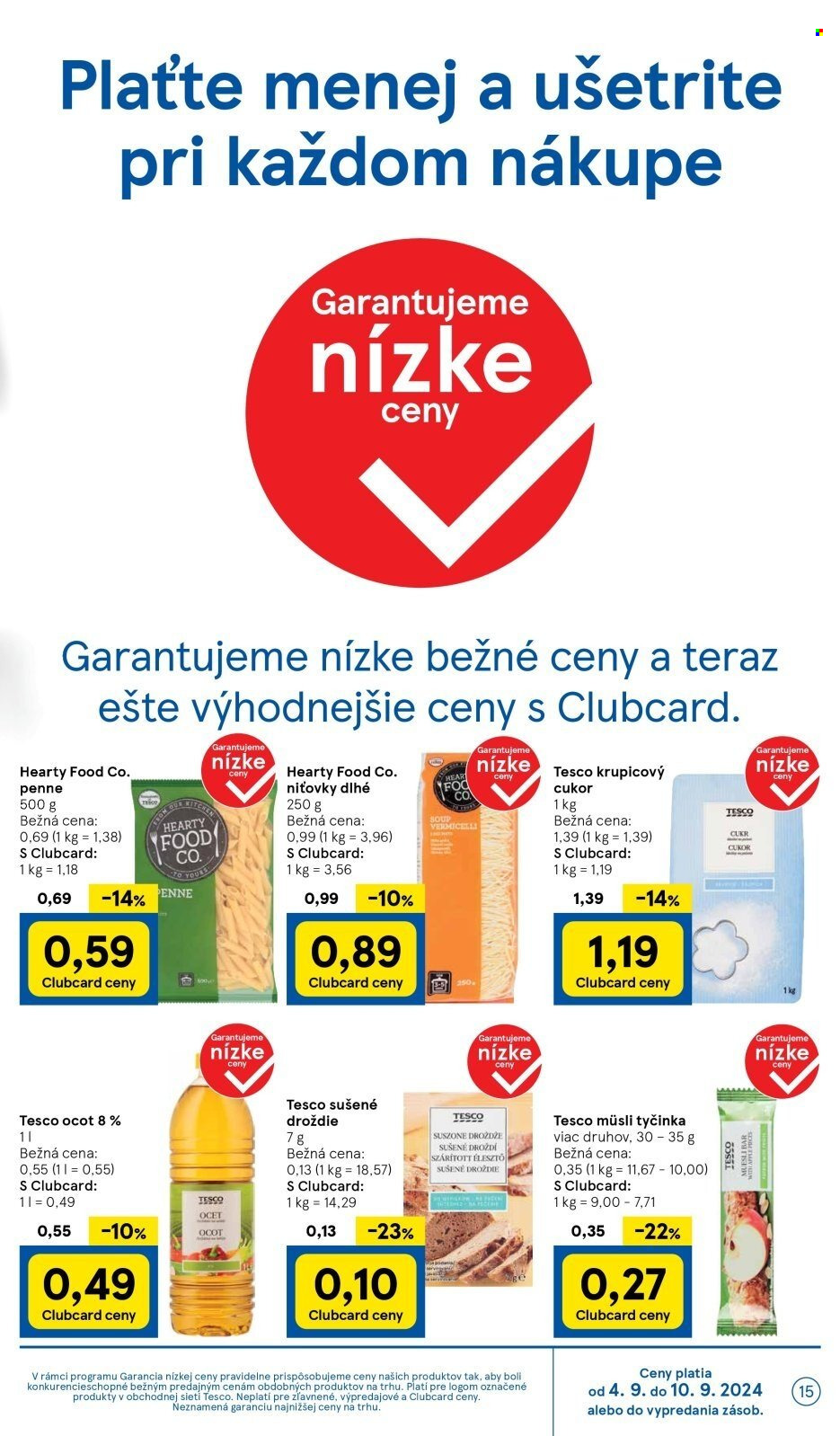 Leták TESCO hypermarket - 4.9.2024 - 10.9.2024. Strana 15