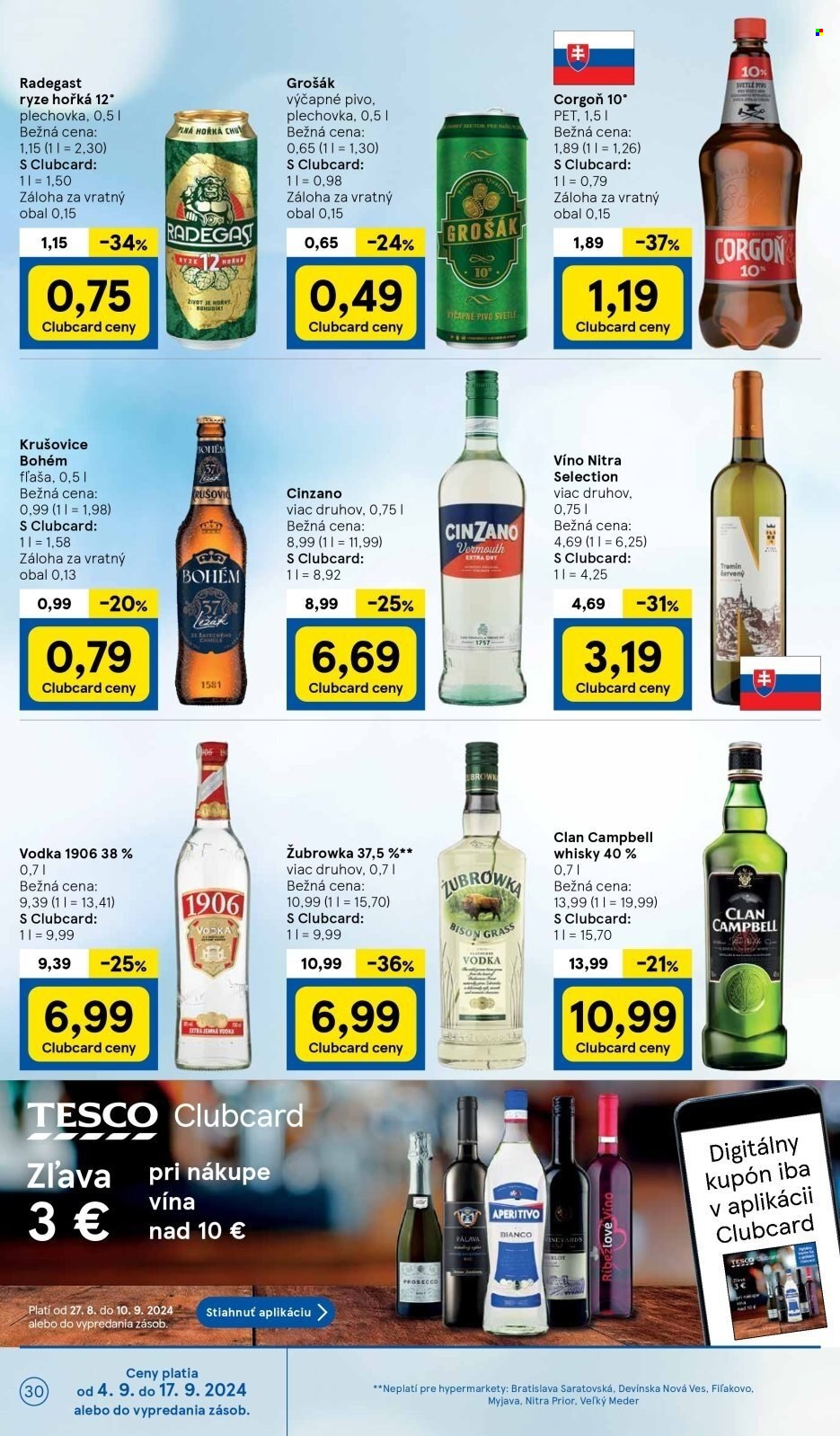 Leták TESCO hypermarket - 4.9.2024 - 10.9.2024. Strana 30