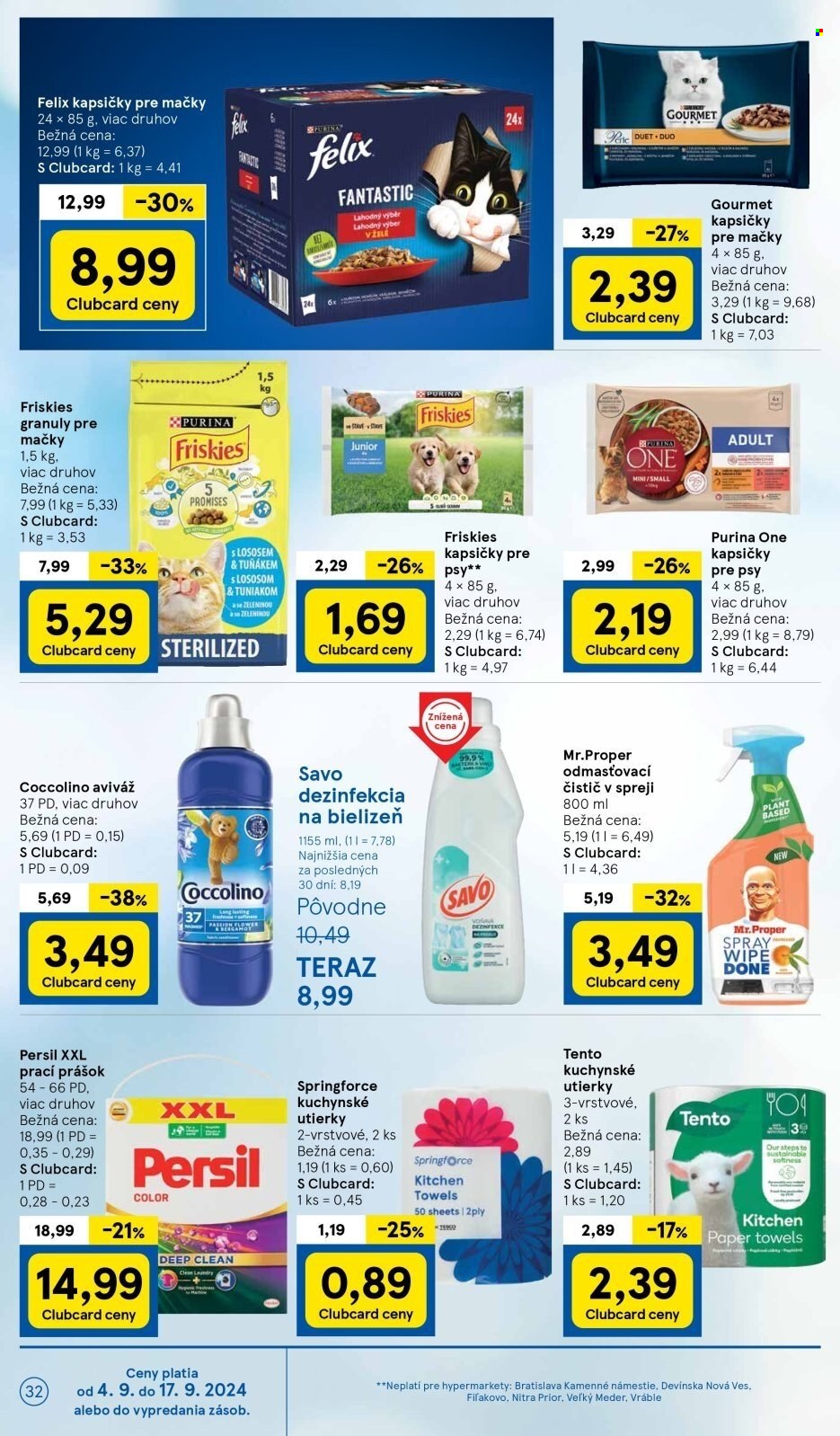 Leták TESCO hypermarket - 4.9.2024 - 10.9.2024. Strana 32