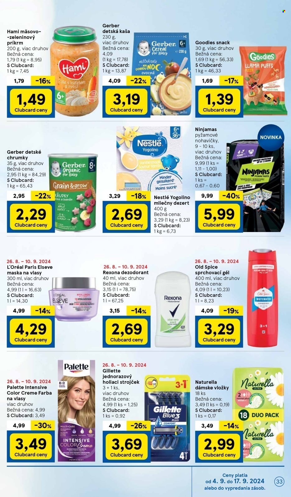 Leták TESCO hypermarket - 4.9.2024 - 10.9.2024. Strana 33