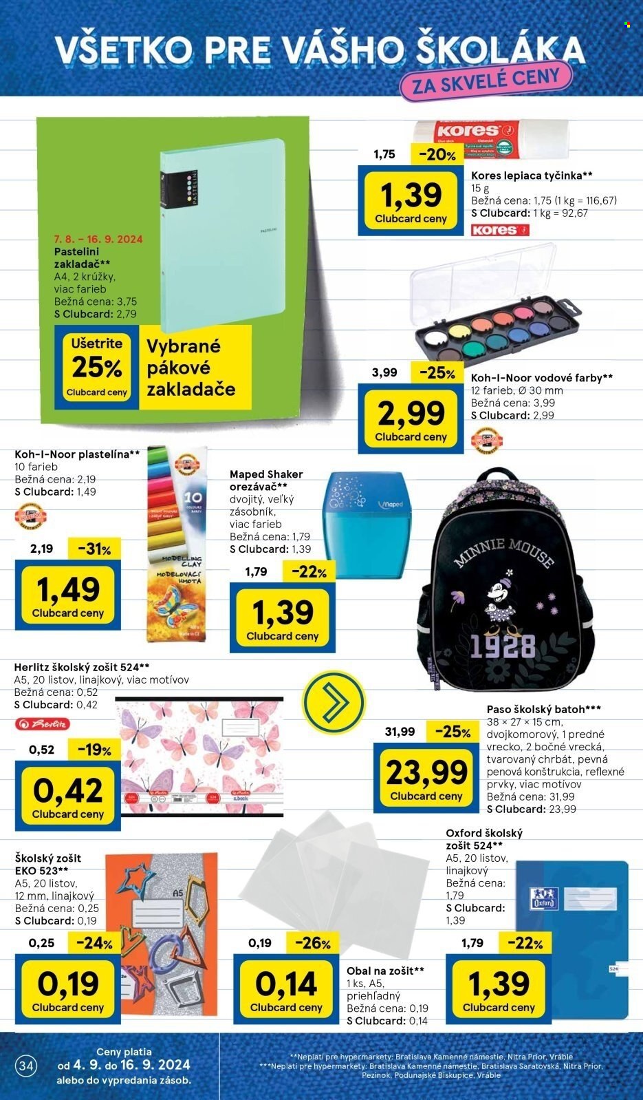 Leták TESCO hypermarket - 4.9.2024 - 10.9.2024. Strana 34