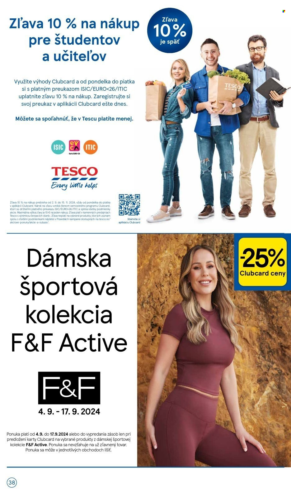 Leták TESCO hypermarket - 4.9.2024 - 10.9.2024. Strana 38