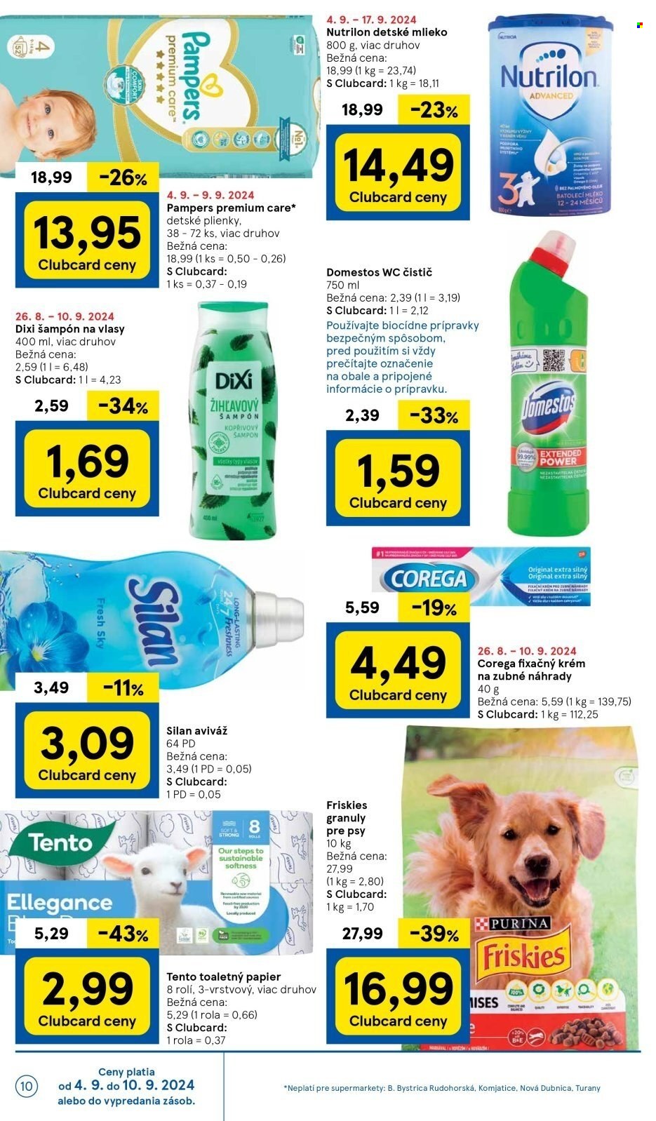 Leták TESCO supermarket - 4.9.2024 - 10.9.2024. Strana 10