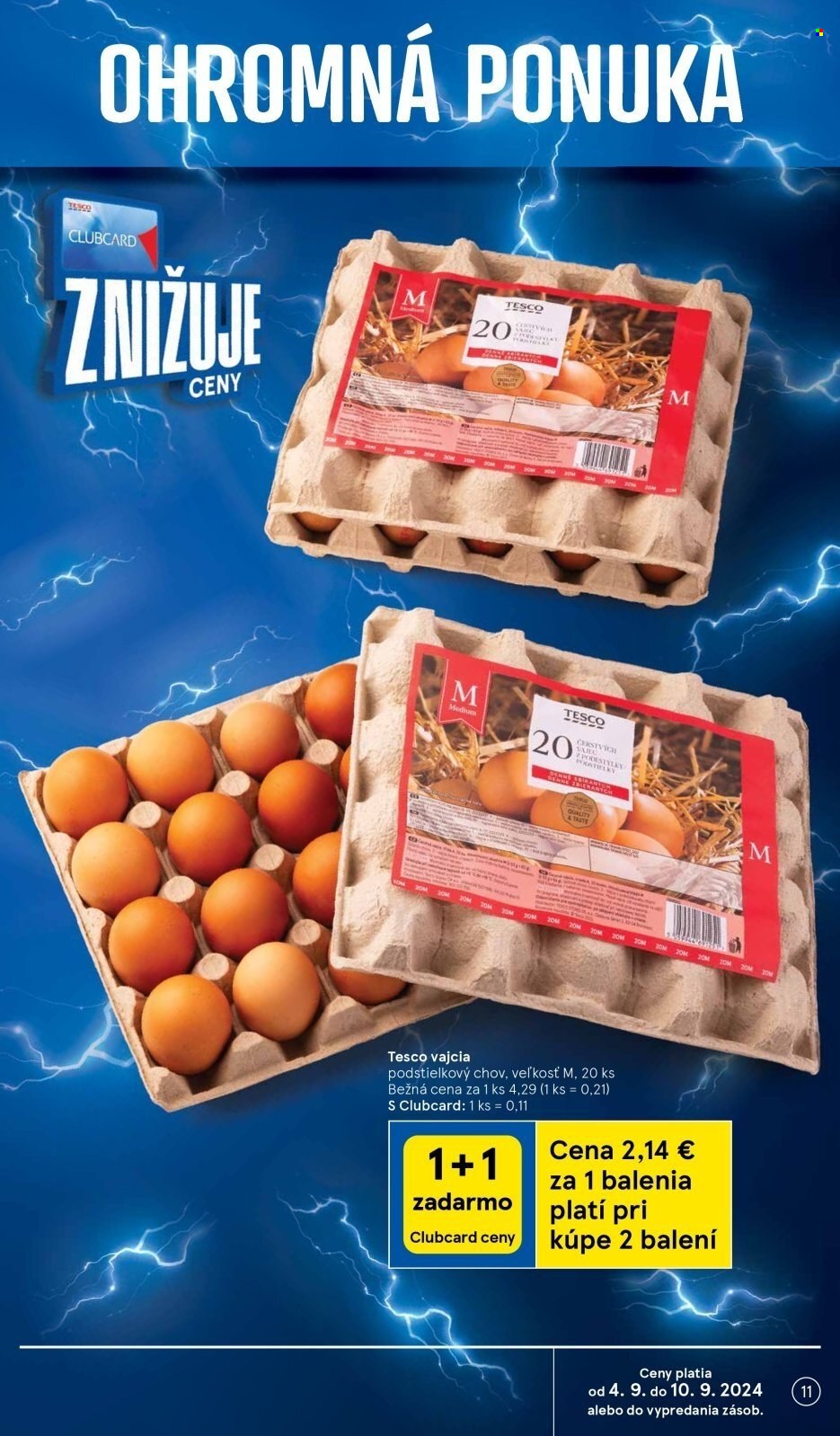Leták TESCO supermarket - 4.9.2024 - 10.9.2024. Strana 11