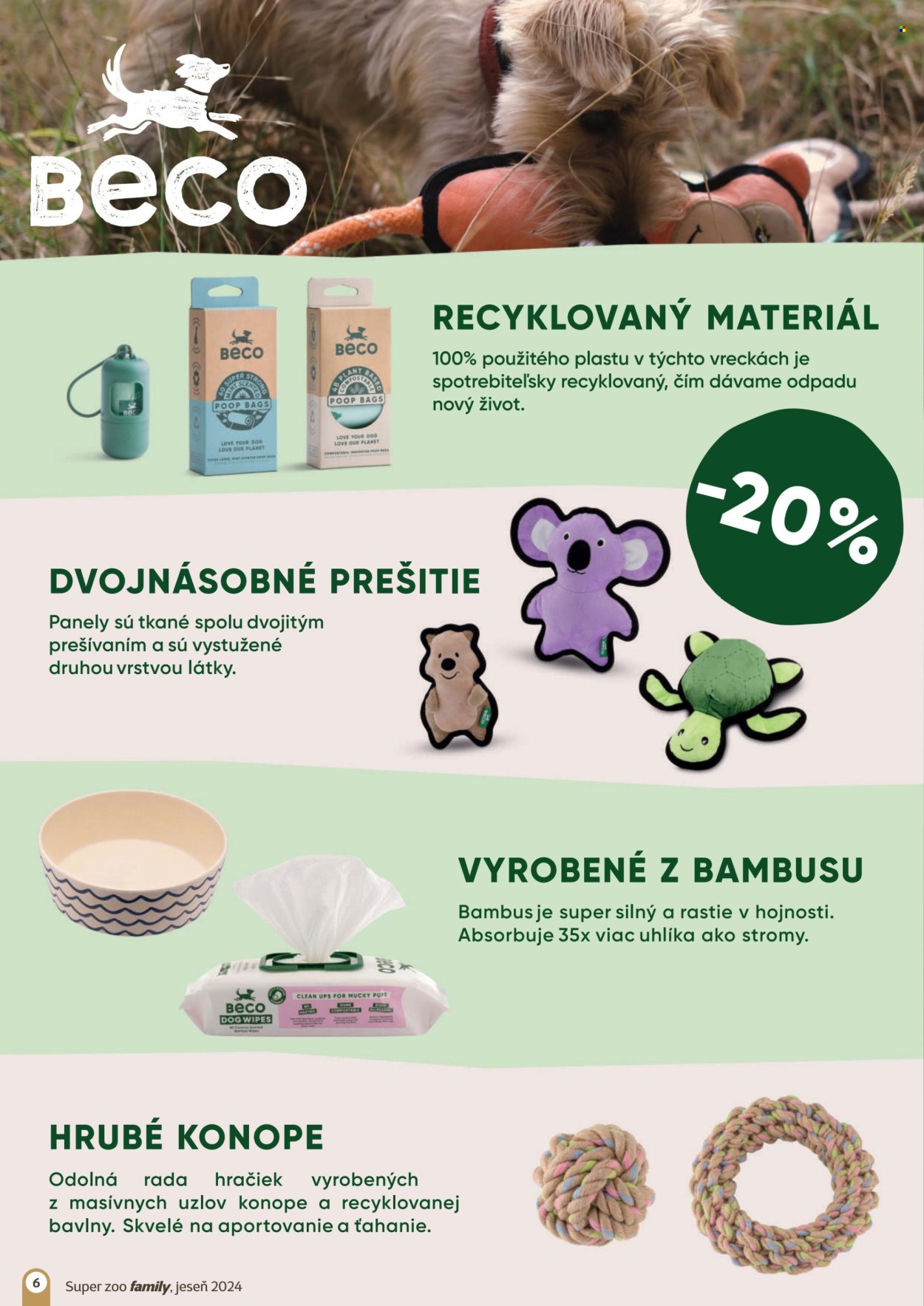 Leták SUPER ZOO. Strana 6