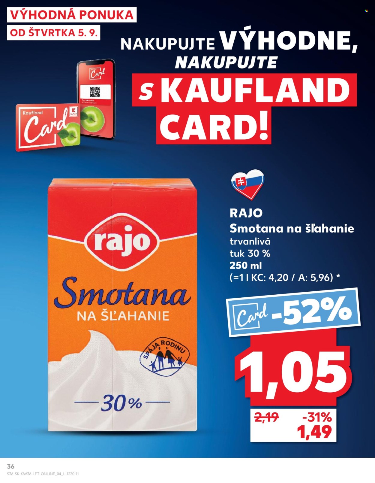 Leták Kaufland - 5.9.2024 - 11.9.2024. Strana 36