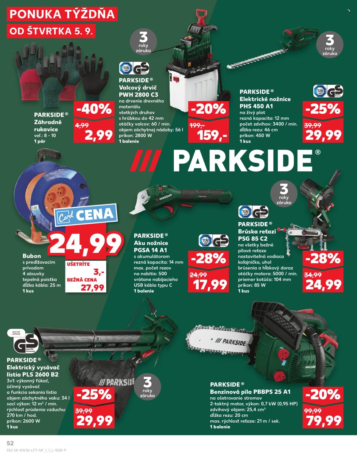 Leták Kaufland - 5.9.2024 - 11.9.2024. Strana 52