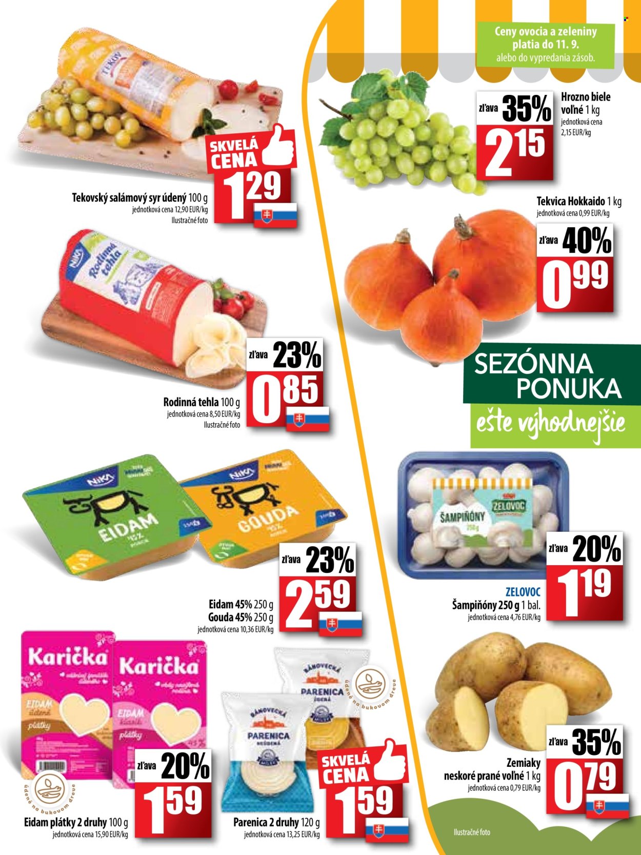 Leták COOP Jednota - 5.9.2024 - 18.9.2024. Strana 3