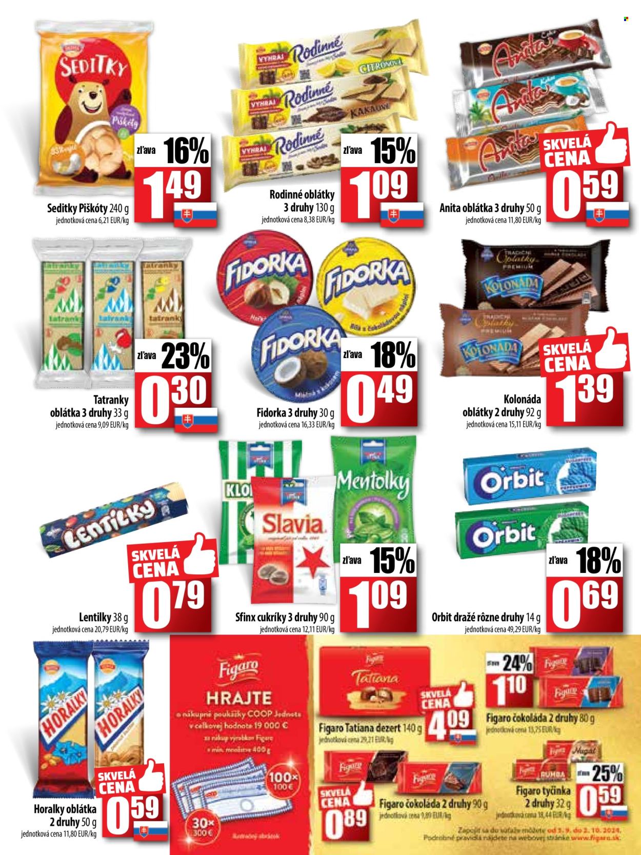 Leták COOP Jednota - 5.9.2024 - 18.9.2024. Strana 7