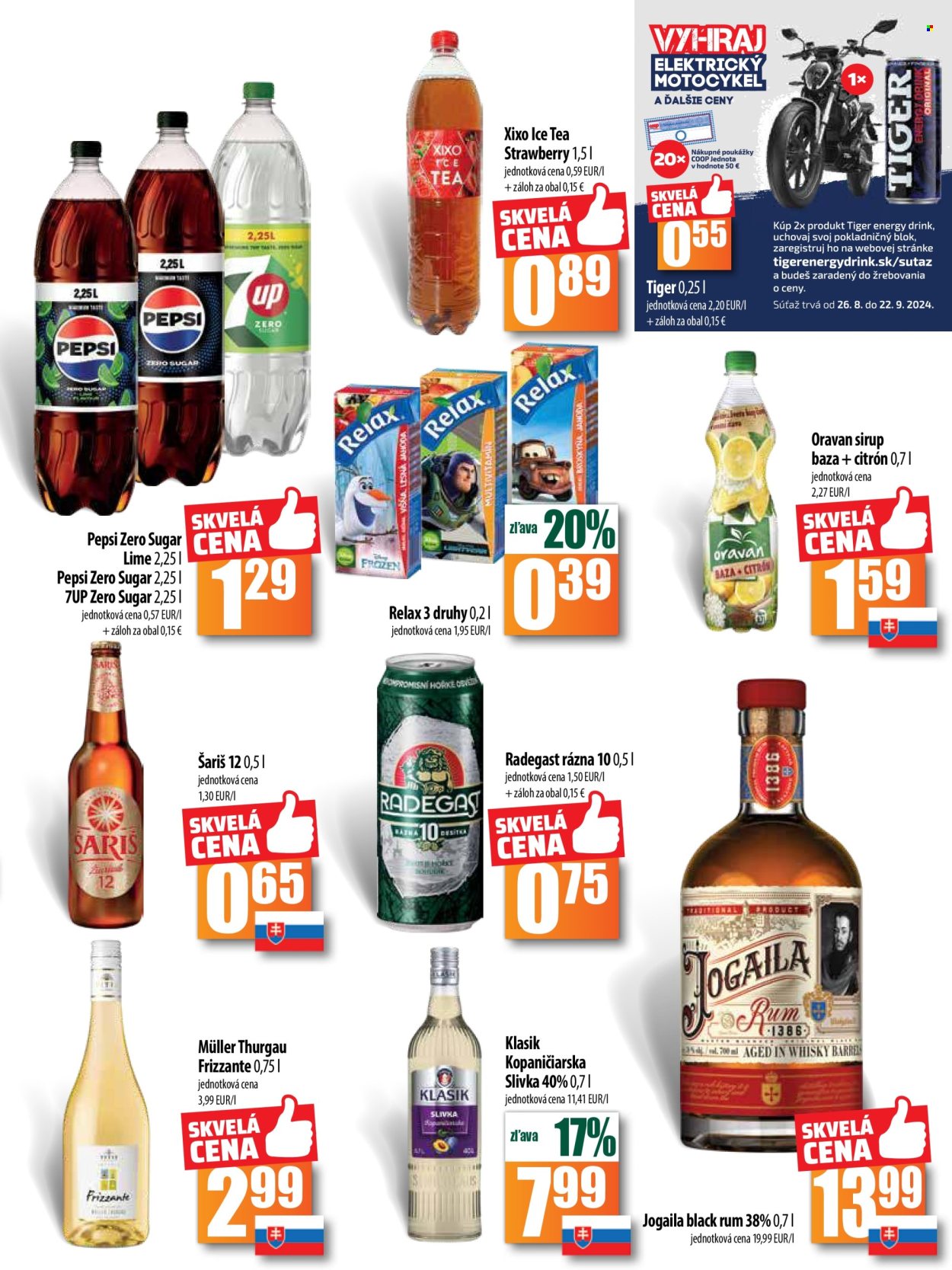 Leták COOP Jednota - 5.9.2024 - 11.9.2024. Strana 9