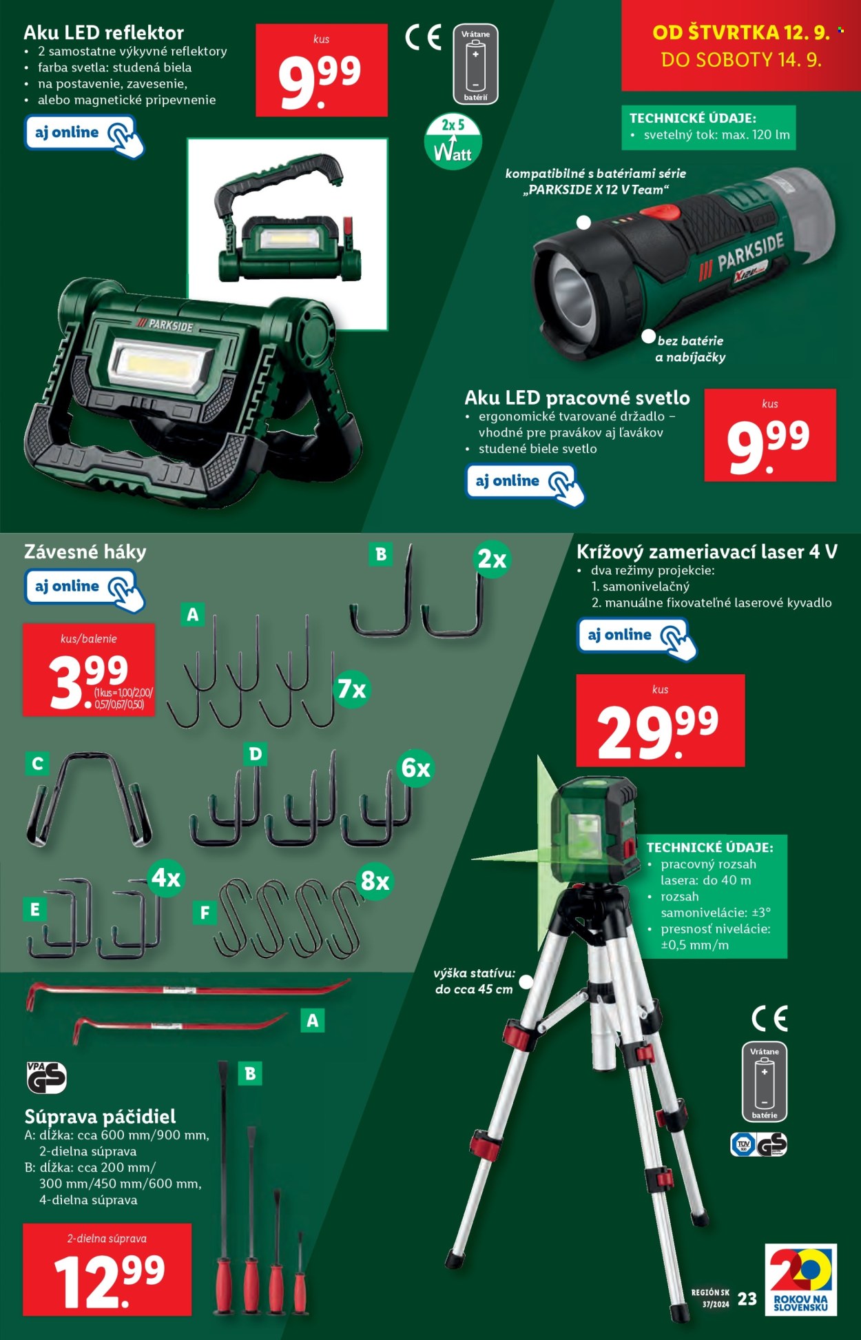 Leták Lidl - 9.9.2024 - 14.9.2024. Strana 67