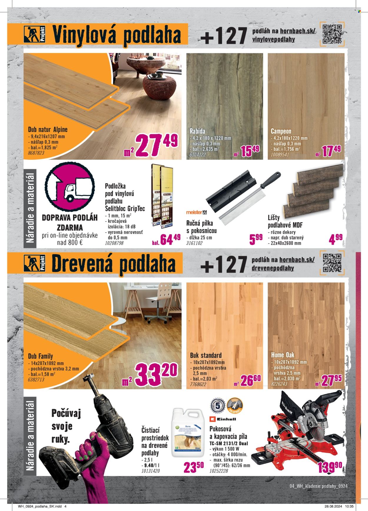 Leták Hornbach - 4.9.2024 - 18.9.2024. Strana 4