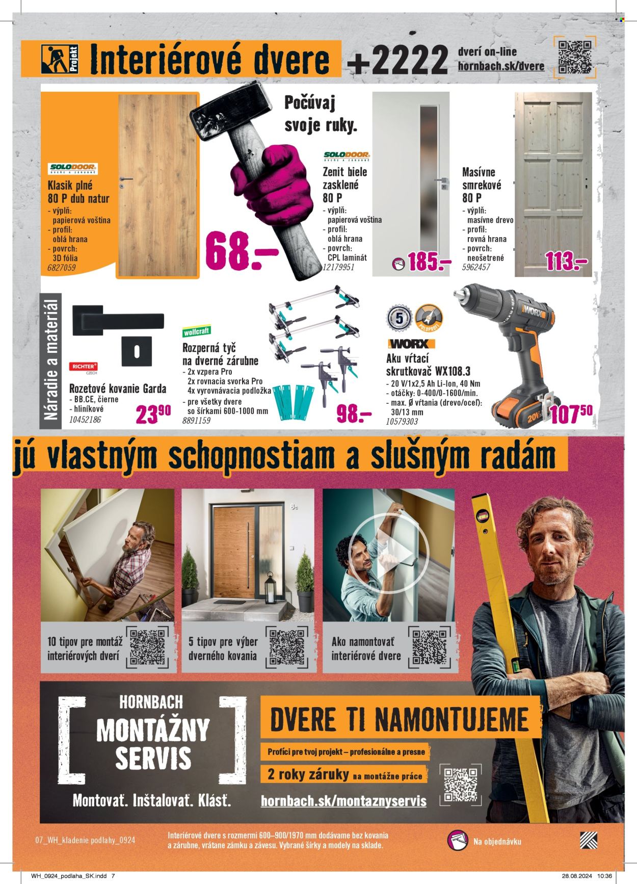 Leták Hornbach - 4.9.2024 - 18.9.2024. Strana 7