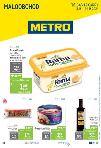 Leták Metro - 11.9.2024 - 24.9.2024.