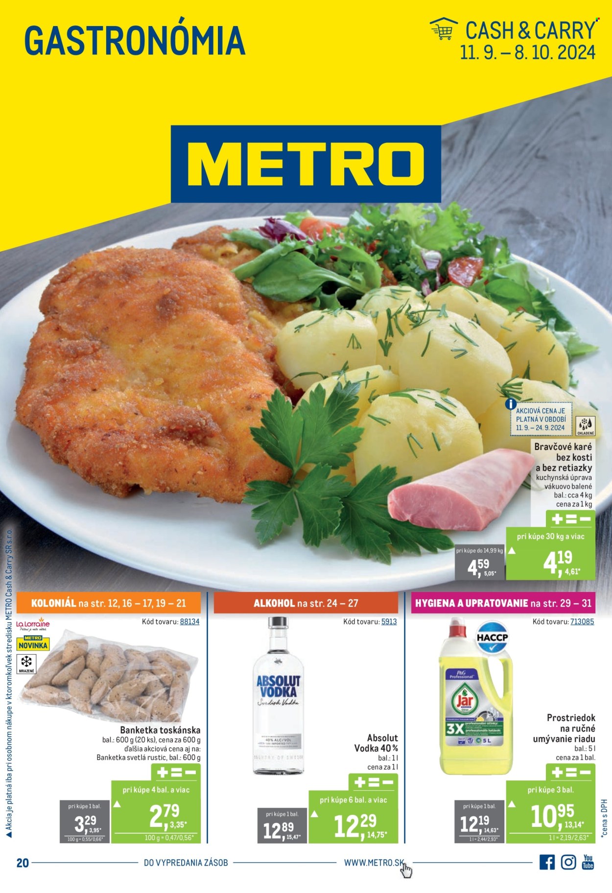 Leták Metro - 11.9.2024 - 8.10.2024. Strana 1