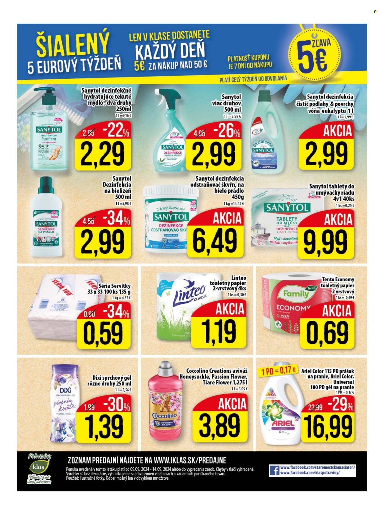 Leták Klas - 9.9.2024 - 14.9.2024. Strana 17