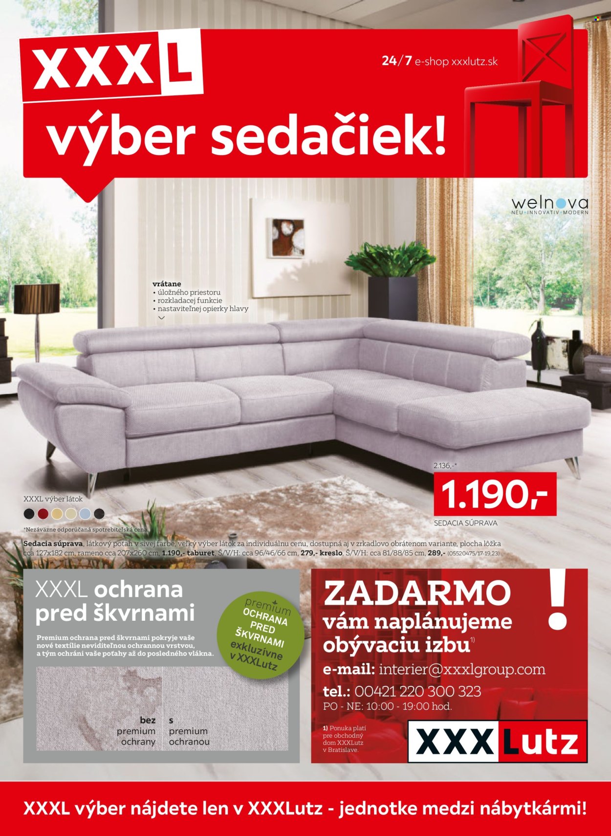 Leták XXXLutz - 1.9.2024 - 31.5.2025. Strana 1