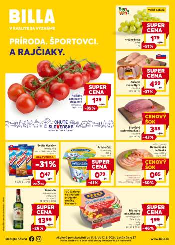 Leták Billa - 11.9.2024 - 17.9.2024.
