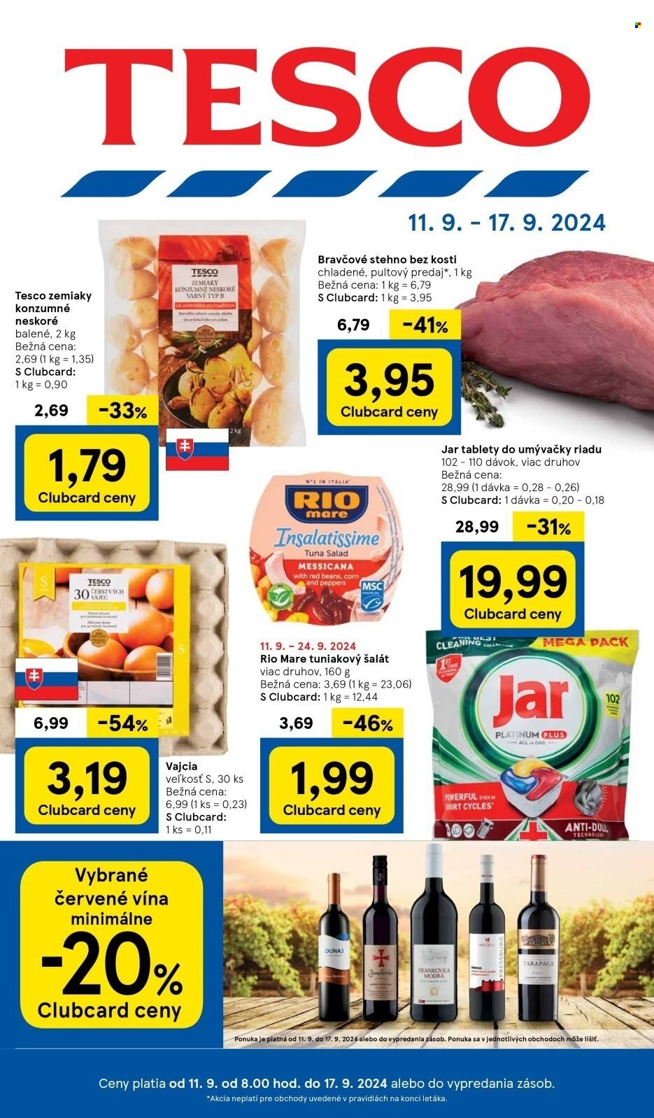 Leták TESCO hypermarket - 11.9.2024 - 17.9.2024. Strana 1