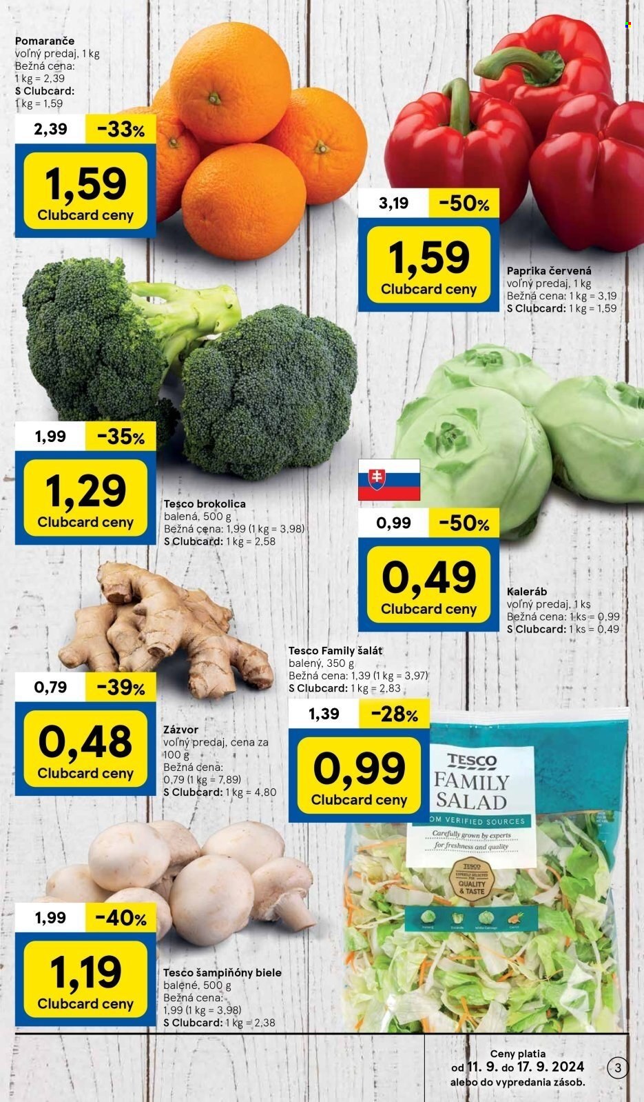 Leták TESCO hypermarket - 11.9.2024 - 17.9.2024. Strana 3