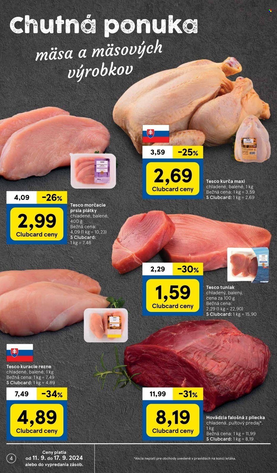 Leták TESCO hypermarket - 11.9.2024 - 17.9.2024. Strana 4