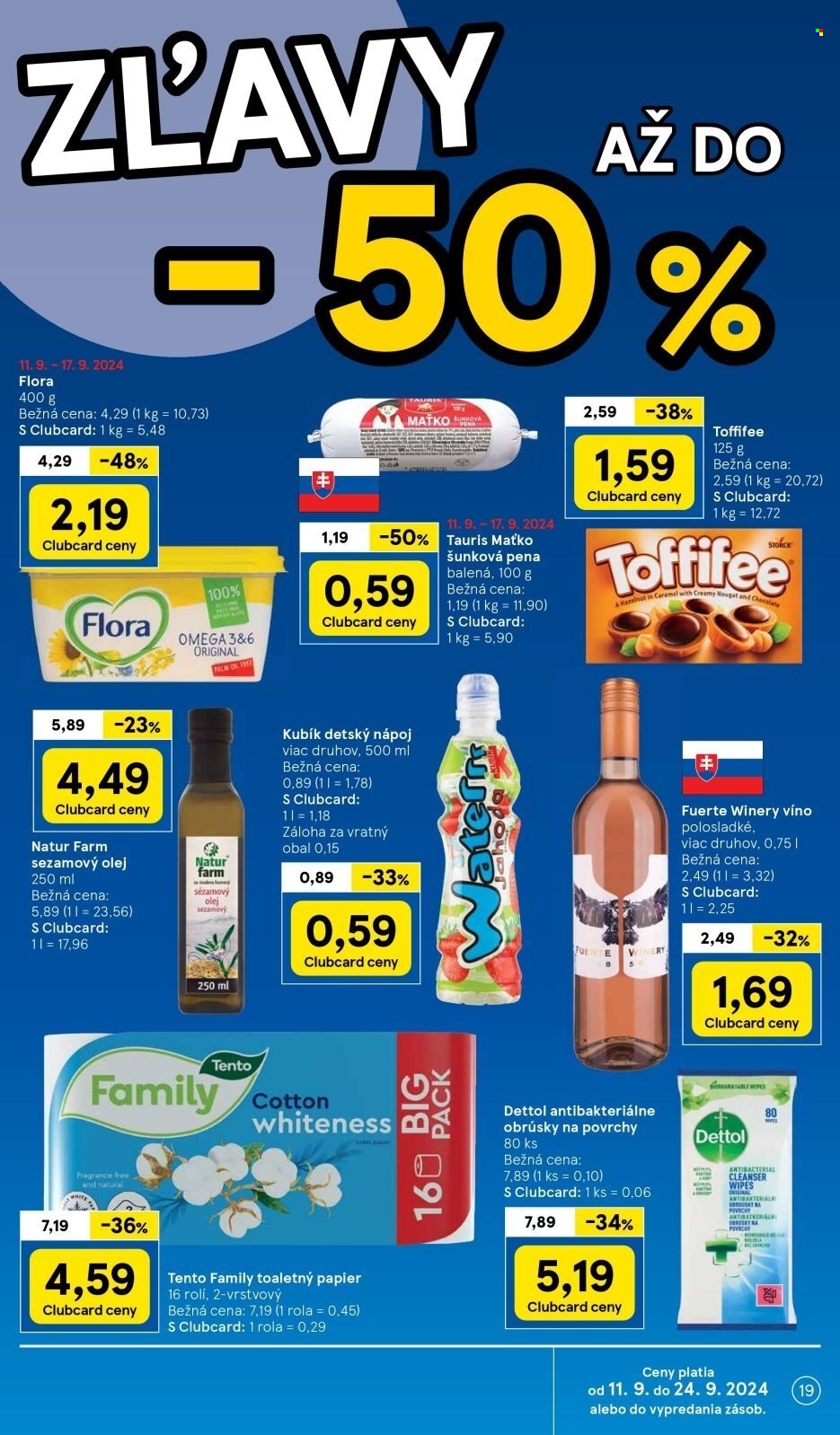 Leták TESCO hypermarket - 11.9.2024 - 17.9.2024. Strana 19