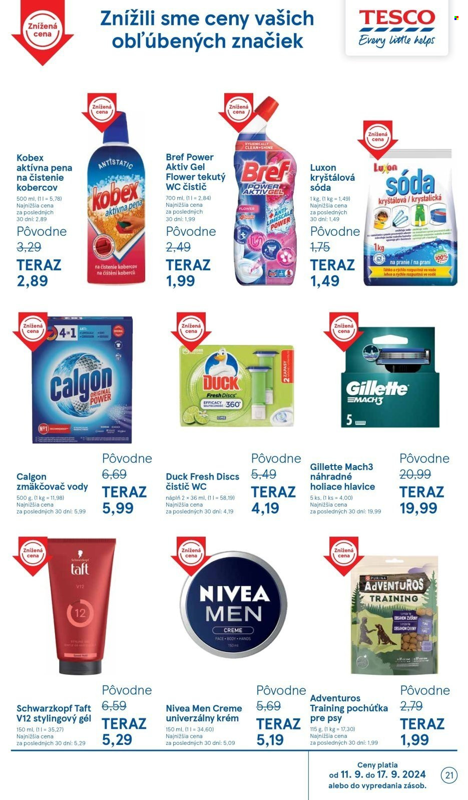 Leták TESCO hypermarket - 11.9.2024 - 17.9.2024. Strana 21