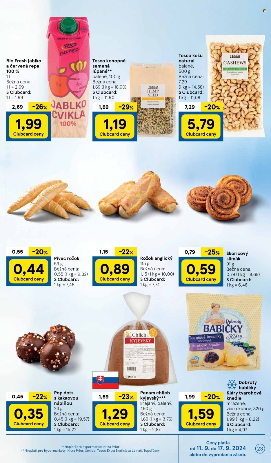 Leták TESCO hypermarket - 11.9.2024 - 17.9.2024. Strana 23