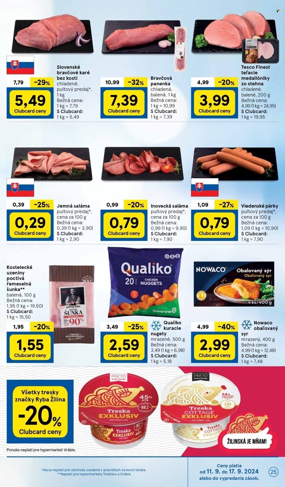 Leták TESCO hypermarket - 11.9.2024 - 17.9.2024. Strana 25