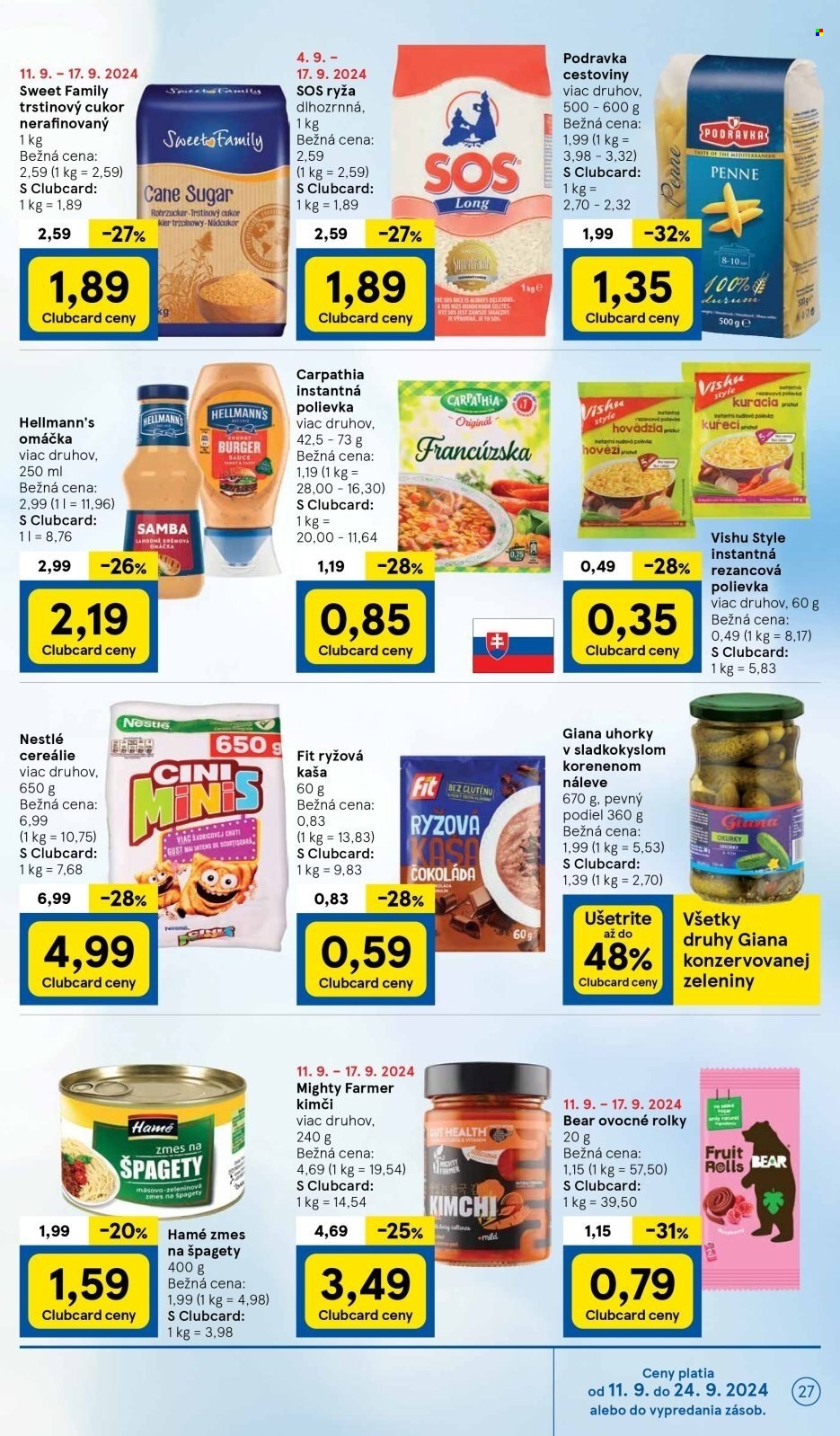 Leták TESCO hypermarket - 11.9.2024 - 17.9.2024. Strana 27