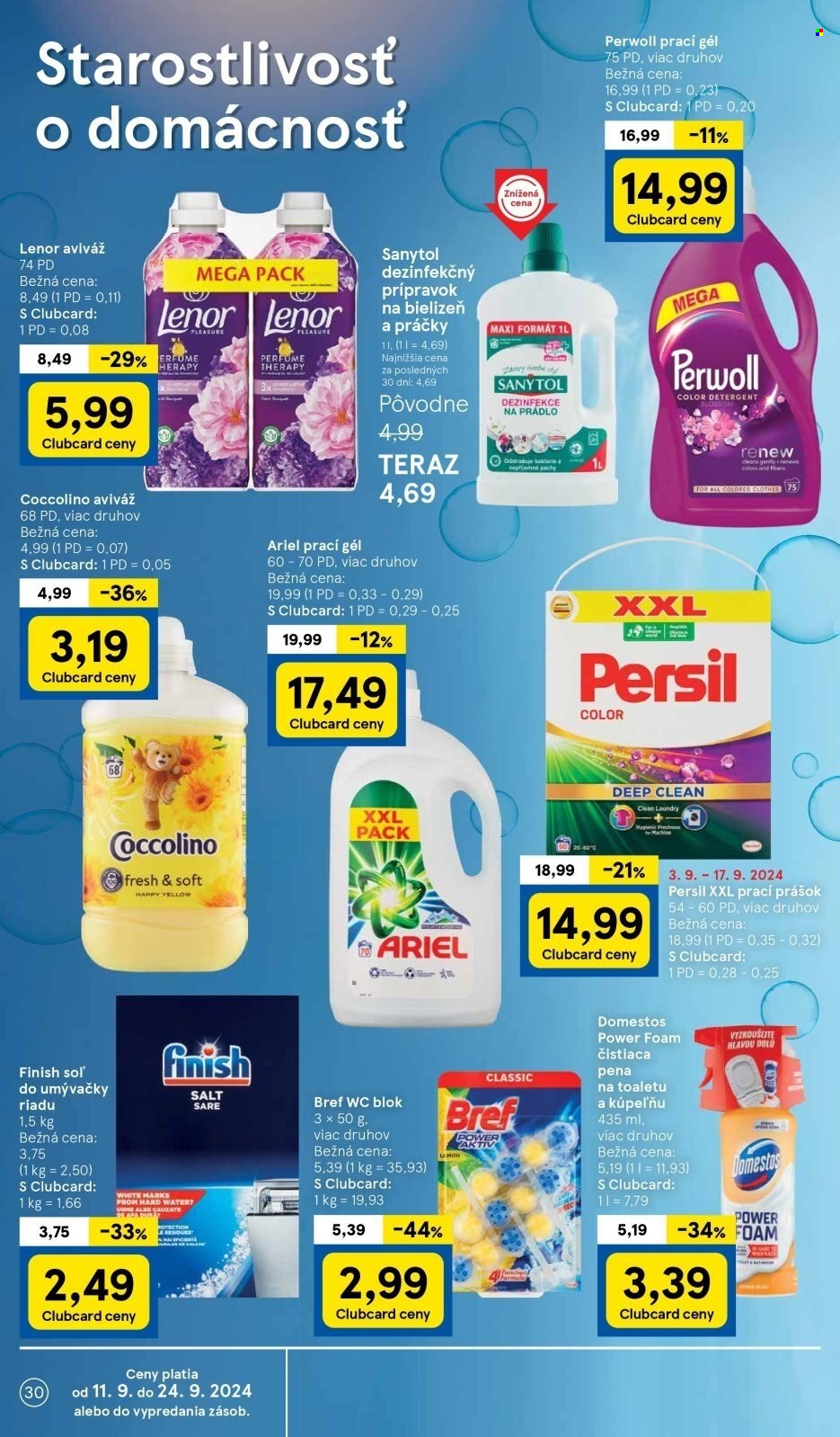 Leták TESCO hypermarket - 11.9.2024 - 17.9.2024. Strana 30