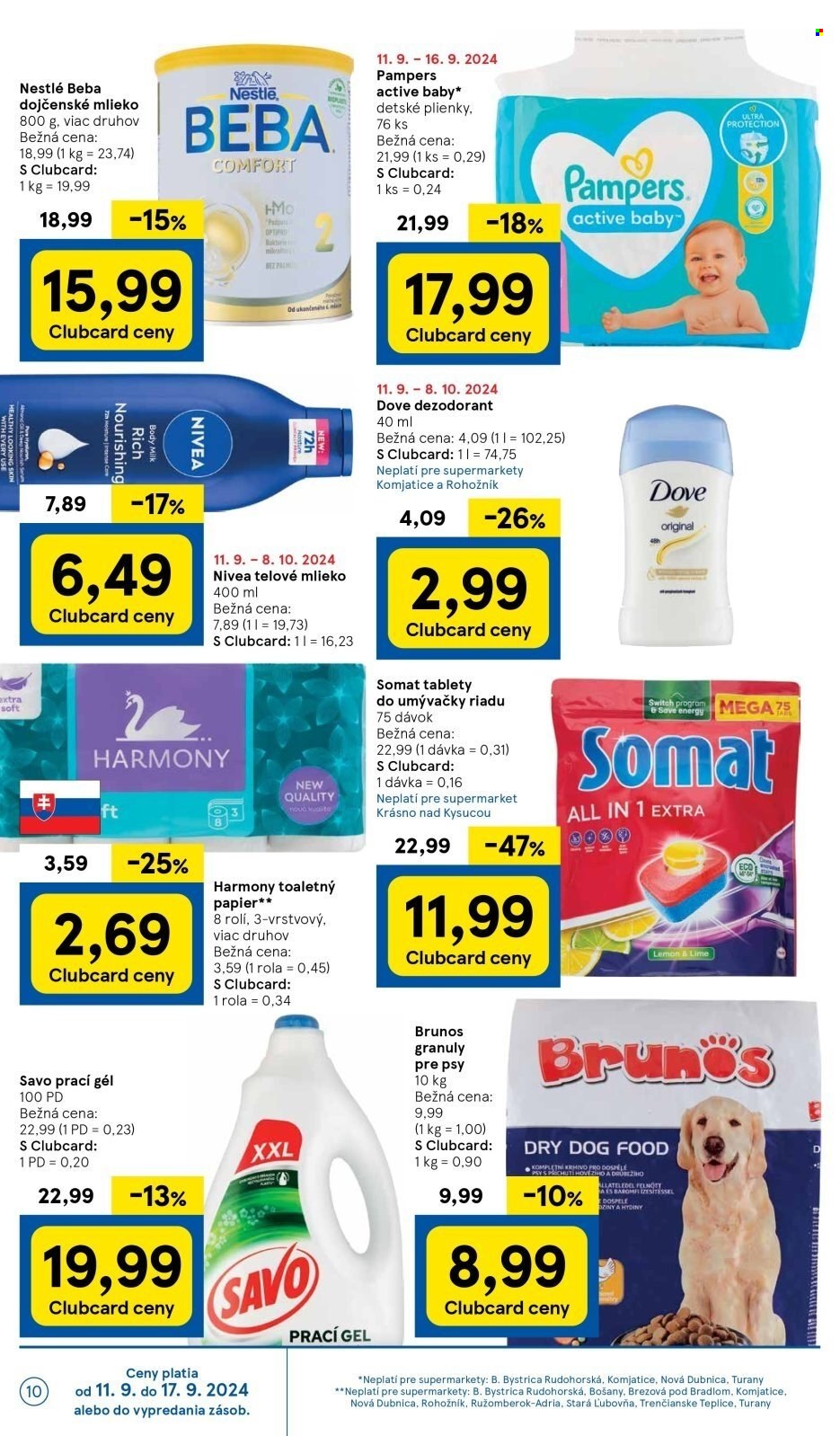 Leták TESCO supermarket - 11.9.2024 - 17.9.2024. Strana 10