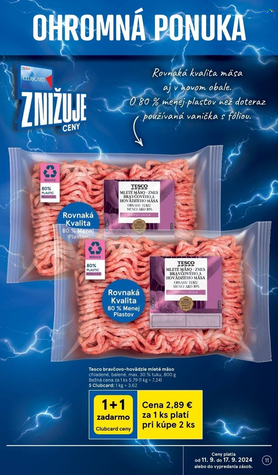 Leták TESCO supermarket - 11.9.2024 - 17.9.2024. Strana 11