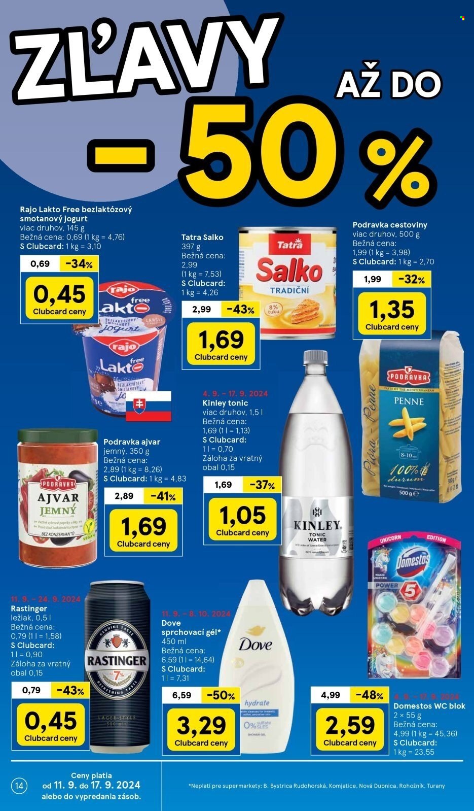 Leták TESCO supermarket - 11.9.2024 - 17.9.2024. Strana 14