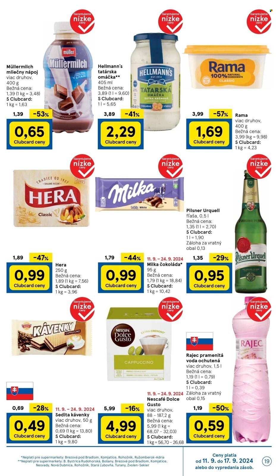 Leták TESCO supermarket - 11.9.2024 - 17.9.2024. Strana 19