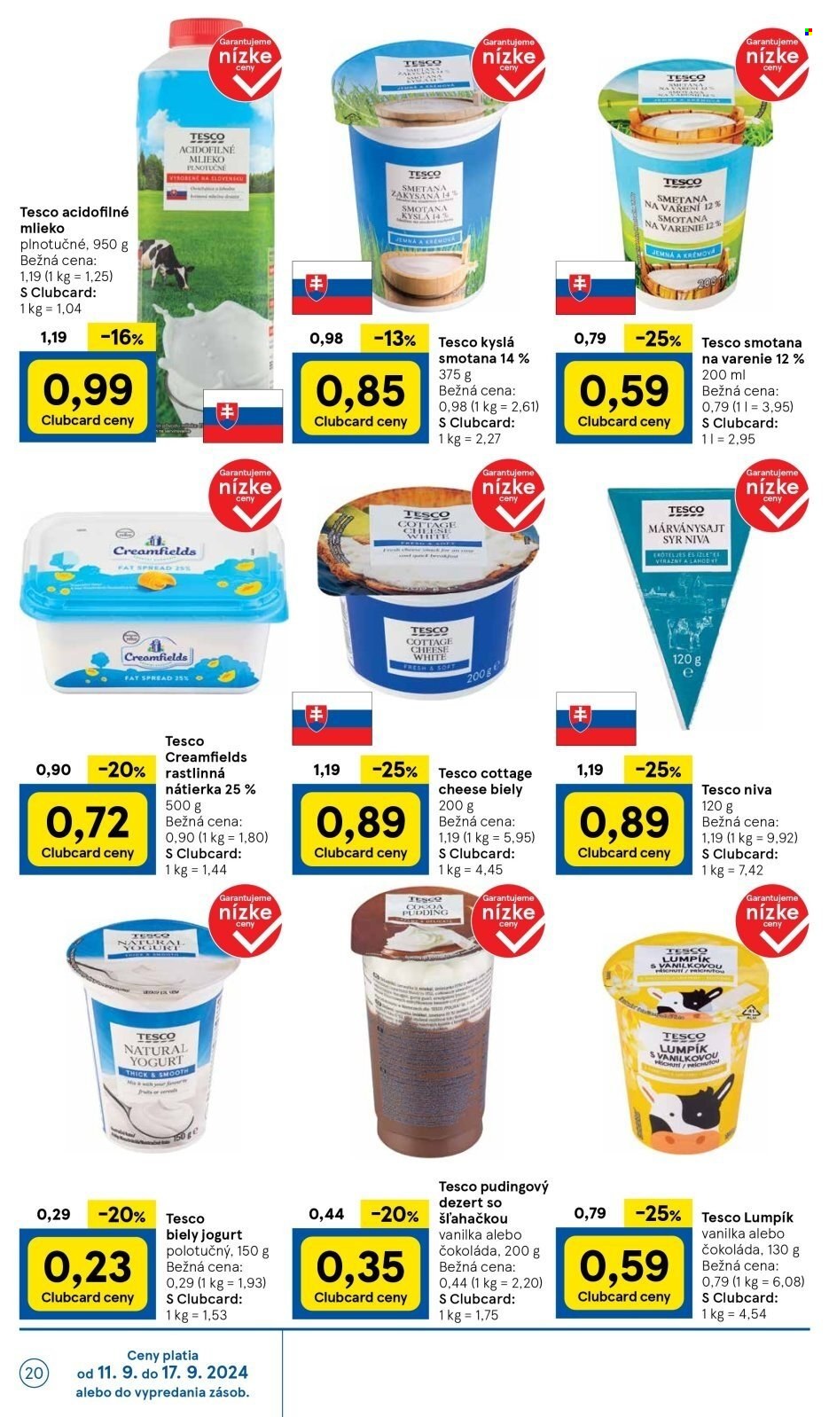 Leták TESCO supermarket - 11.9.2024 - 17.9.2024. Strana 20