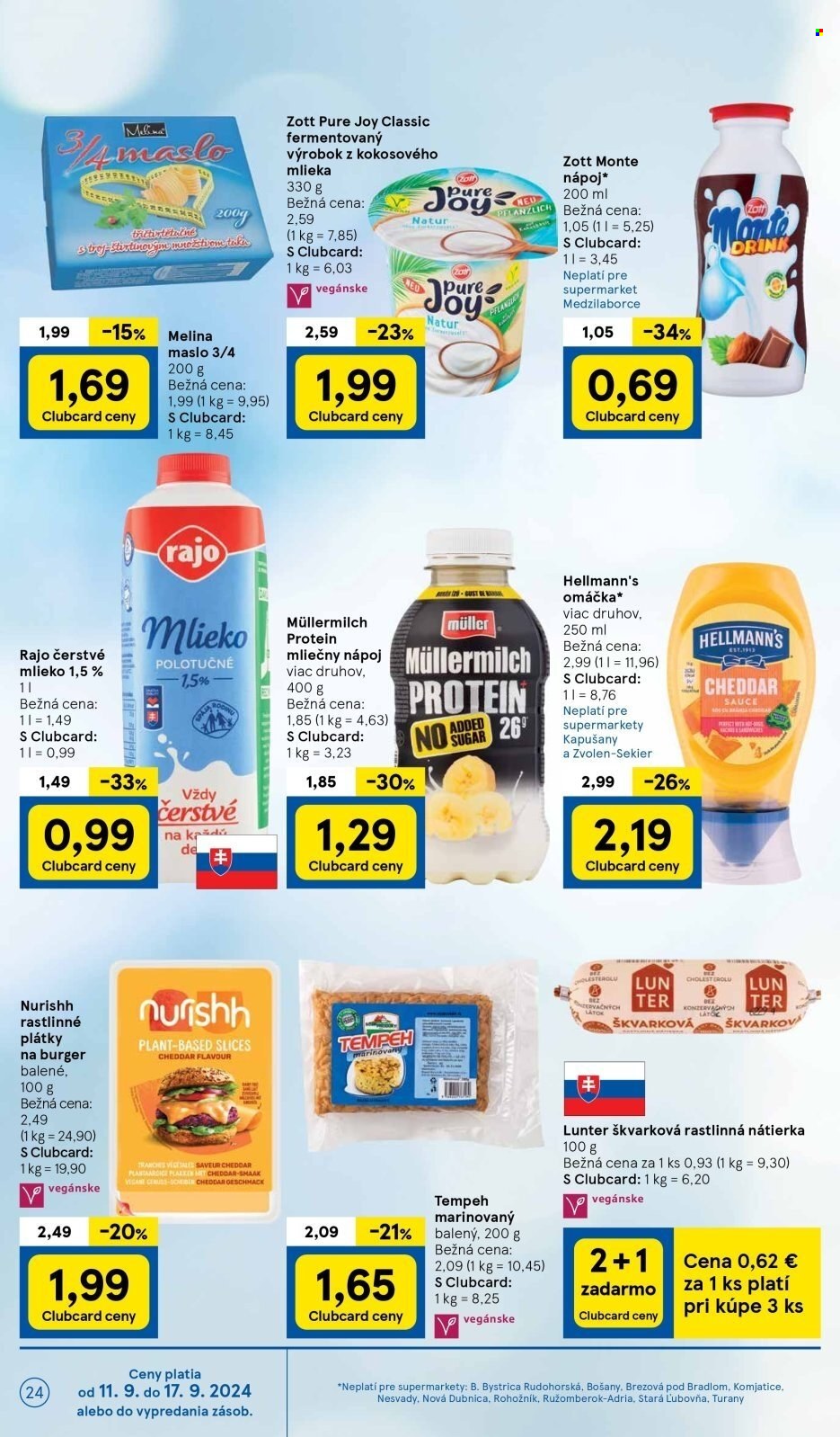 Leták TESCO supermarket - 11.9.2024 - 17.9.2024. Strana 24