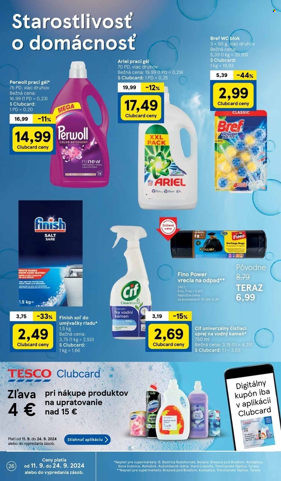 Leták TESCO supermarket - 11.9.2024 - 17.9.2024. Strana 26