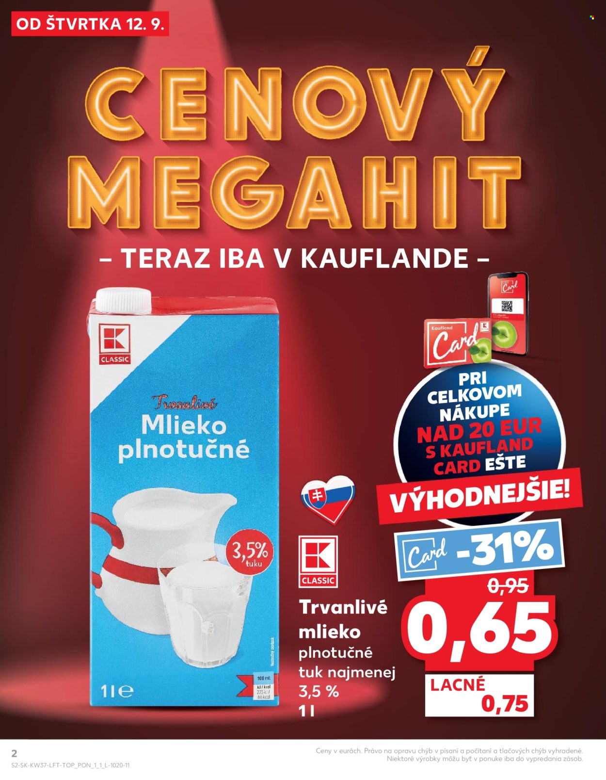 Leták Kaufland - 12.9.2024 - 18.9.2024. Strana 2