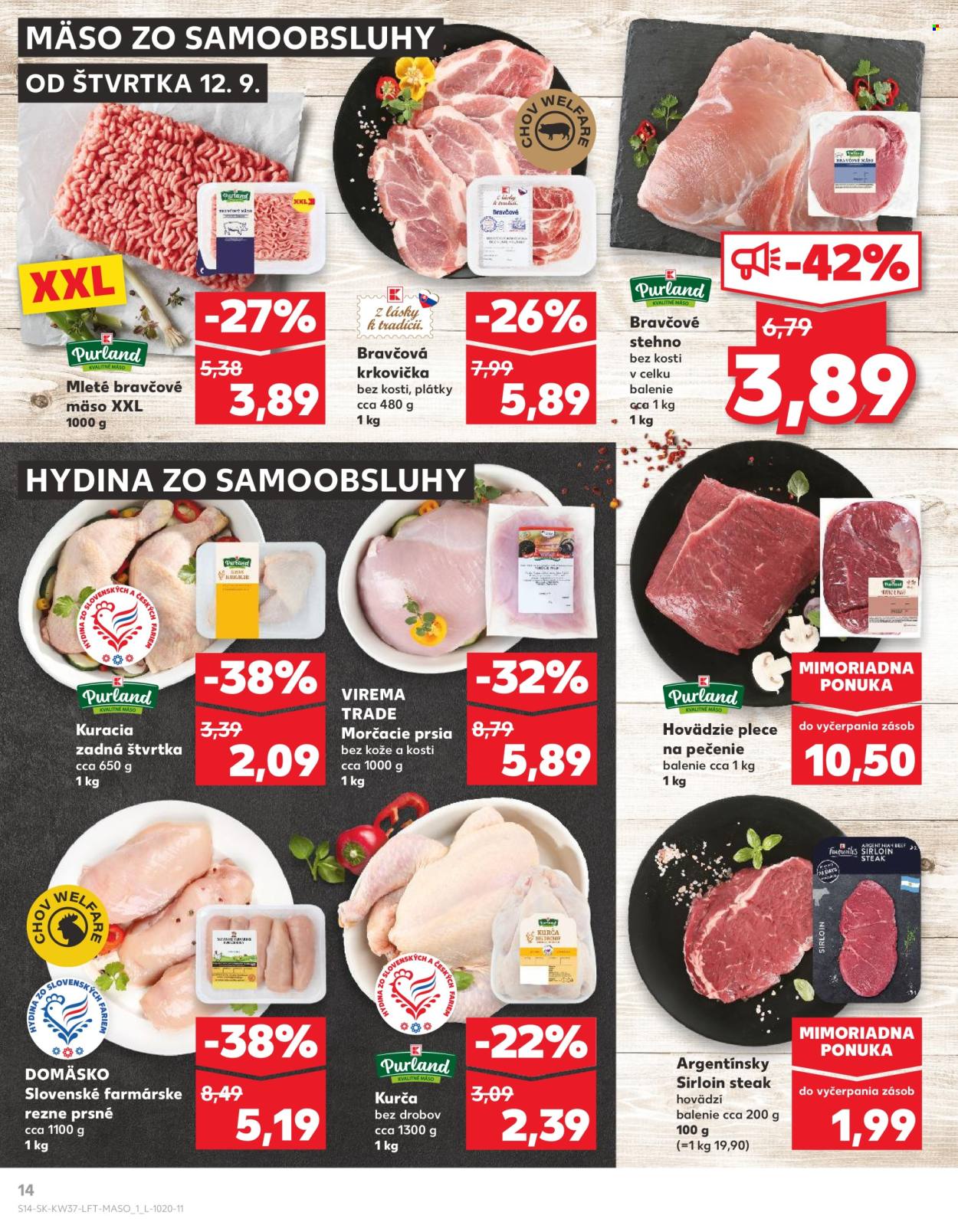 Leták Kaufland - 12.9.2024 - 18.9.2024. Strana 14