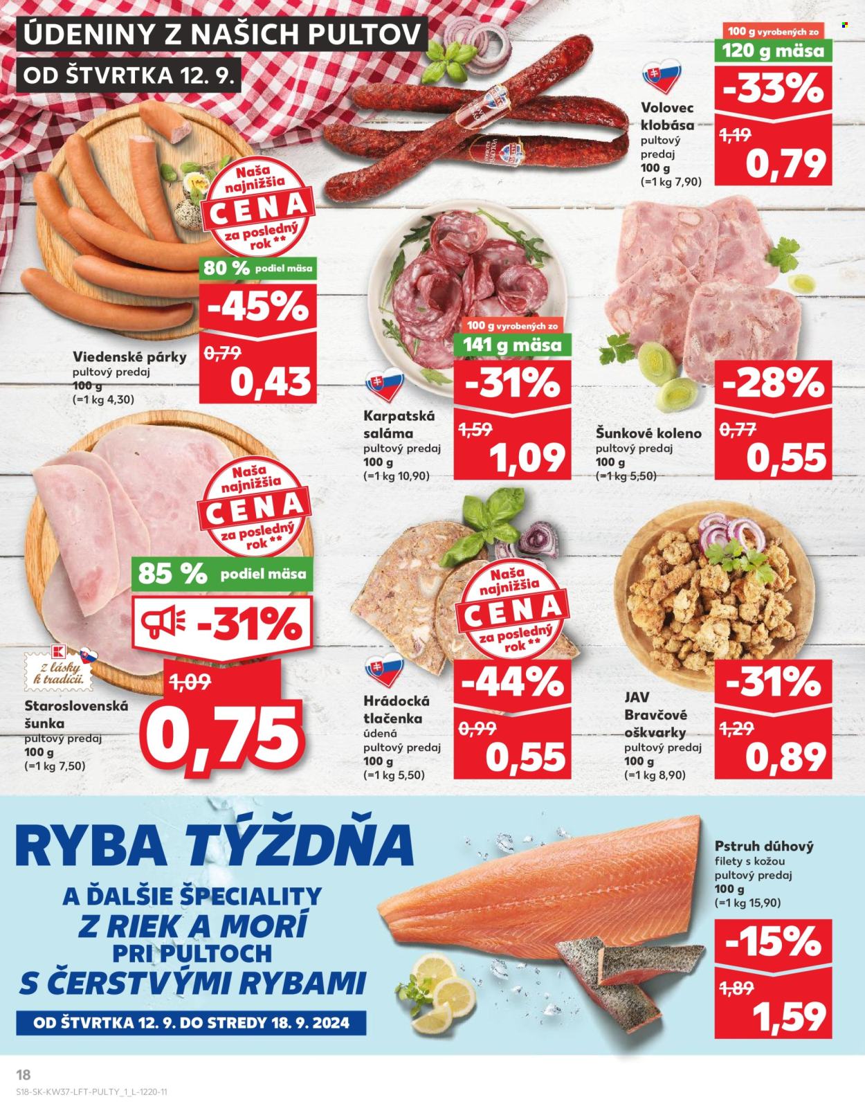 Leták Kaufland - 12.9.2024 - 18.9.2024. Strana 18
