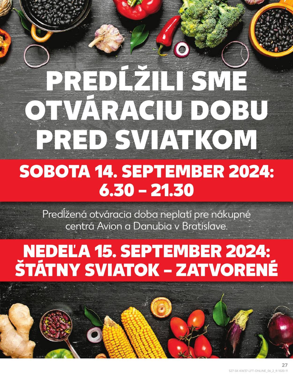 Leták Kaufland - 12.9.2024 - 18.9.2024. Strana 27