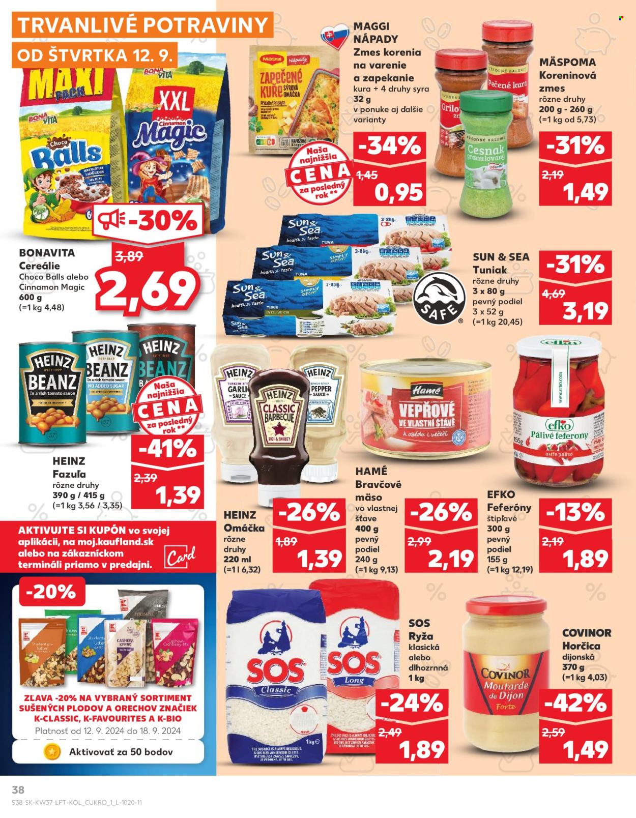 Leták Kaufland - 12.9.2024 - 18.9.2024. Strana 38
